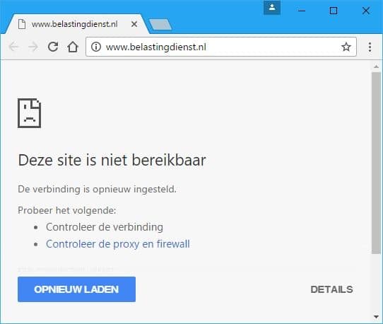 DNS server reageert niet computerhulp