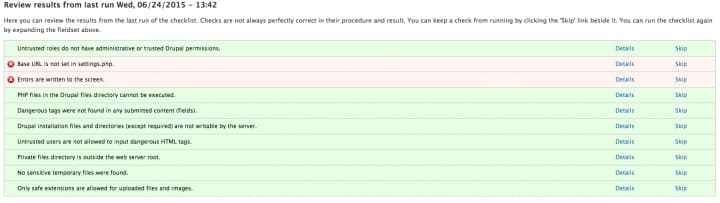 security review